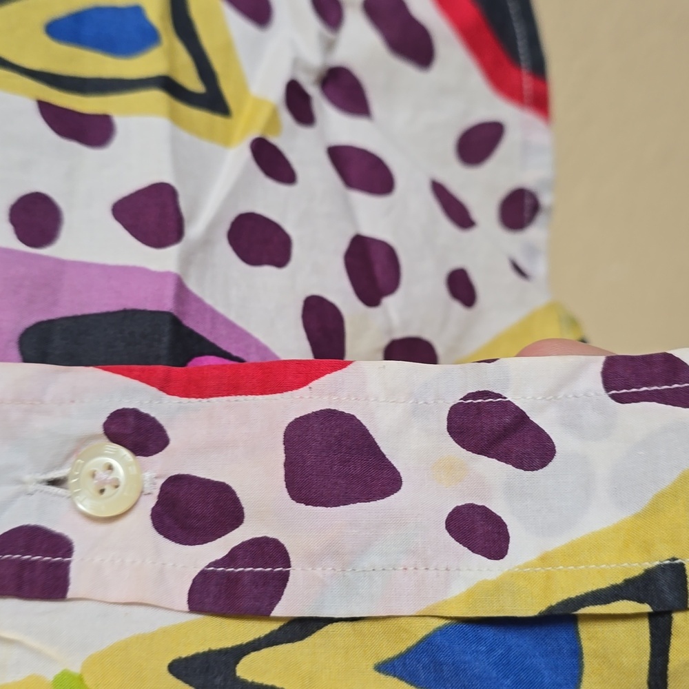 Etro Multicolor Geometric Pattern Button Down Shi… - image 6